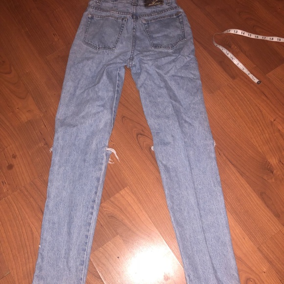 90s express high waist mom jeans straight leg 26” - Picture 6 of 8